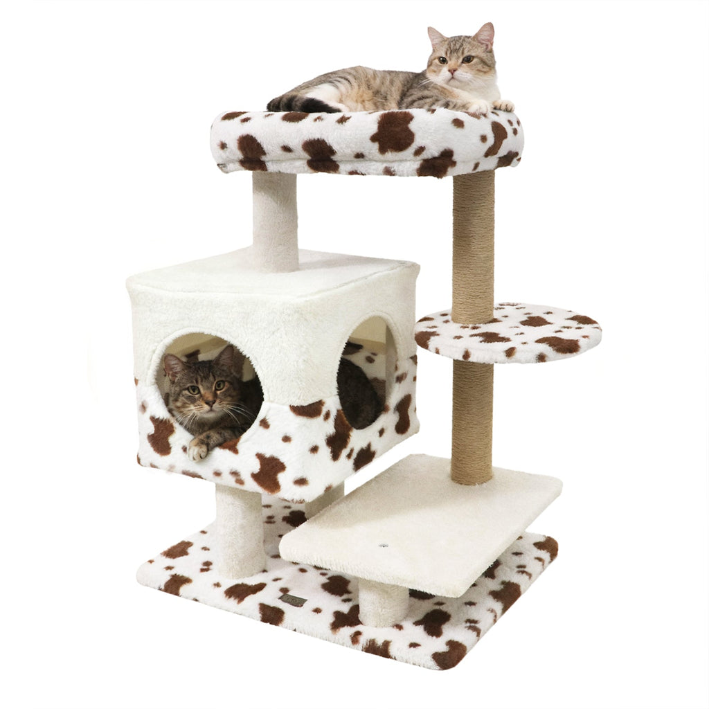 Cow Print Cat Tree
