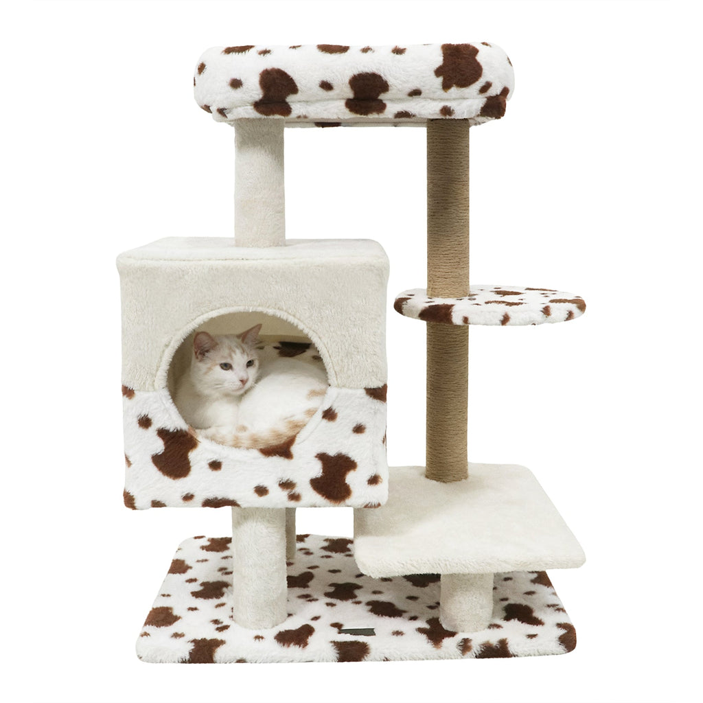 Cow Print Cat Tree