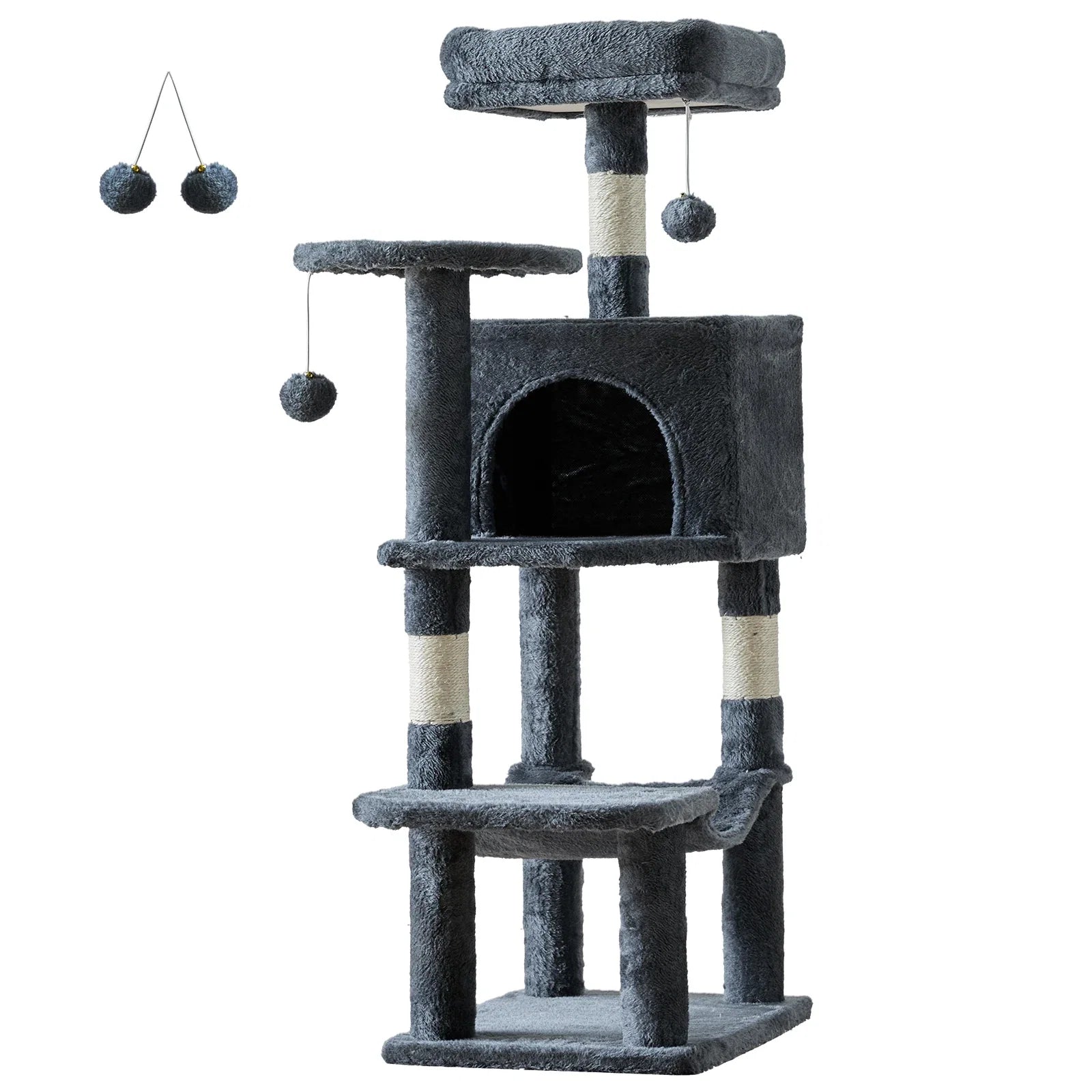 Cat Tree Tall Multi-Cat Climbing-Sisal Posts