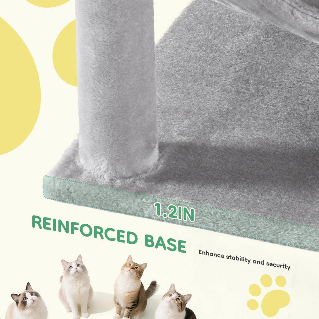 Cat Tree Tall Multi-Cat Climbing-Sisal Posts