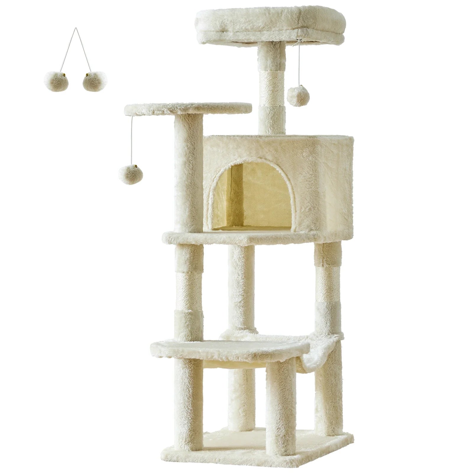 Cat Tree Tall Multi-Cat Climbing-Sisal Posts