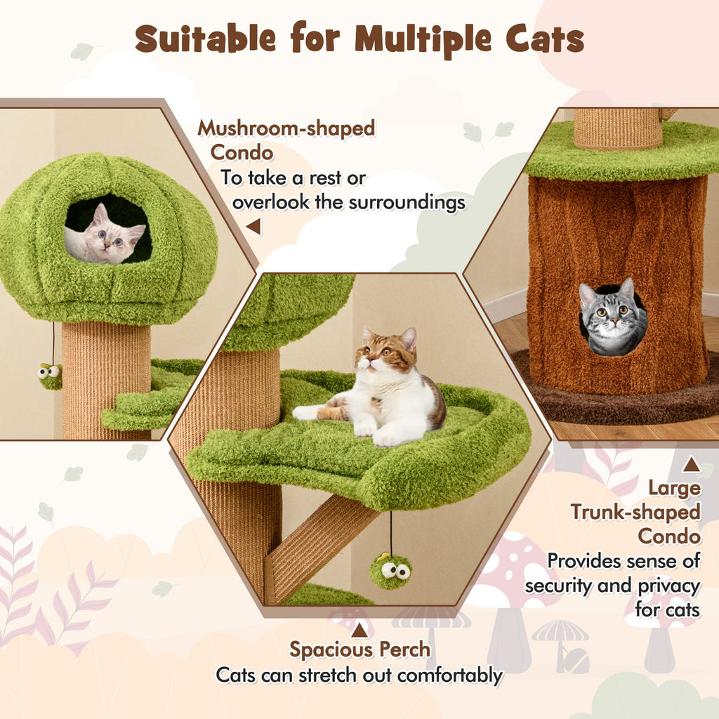 Mushroom Cat Tree